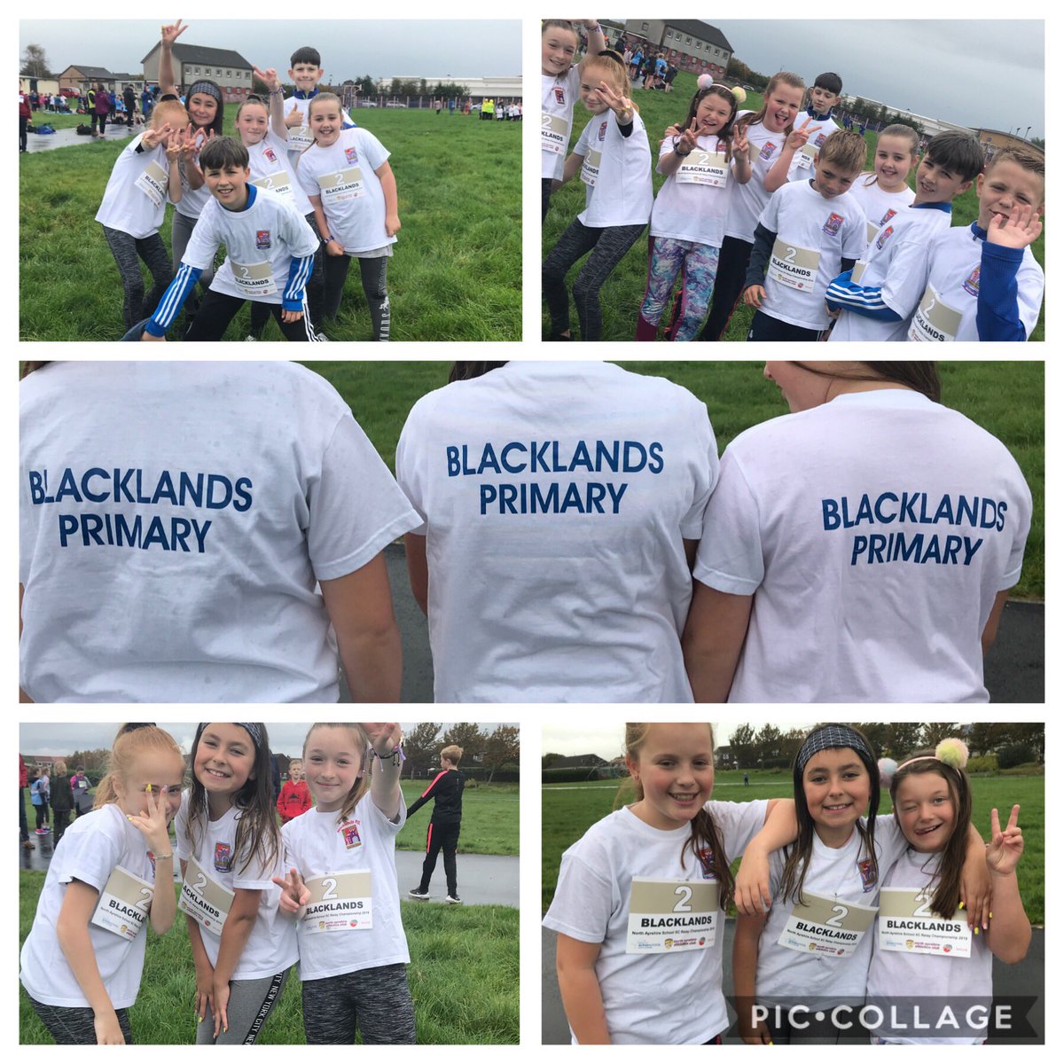 BlacklandsPS's tweet photo. We enjoyed participating at the Cross Country event in Irvine yesterday with our cluster friends @PennyburnPs and @WhitehirstPs. Great teamwork, well done everybody and thank you to @NAActiveSchools, @KALeisure and @NAathleticsclub for organising!
@ActiveSchoolsGM https://t.co/eKpRBbSDFV