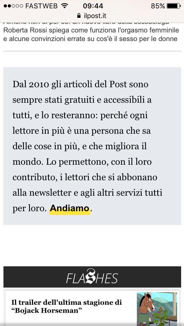 PParallasse's tweet photo. @ilpost se iniziate a fare #business come tutti i #giornali magari togliete nella home il vostro mantra. i post"resteranno"gratuiti perchè"...ogni #lettore in più è una persona che sa delle cose in più e che migliora il mondo"... #news #italia #today #incoerenza #newsapagamento https://t.co/KRk1Vuht7L
