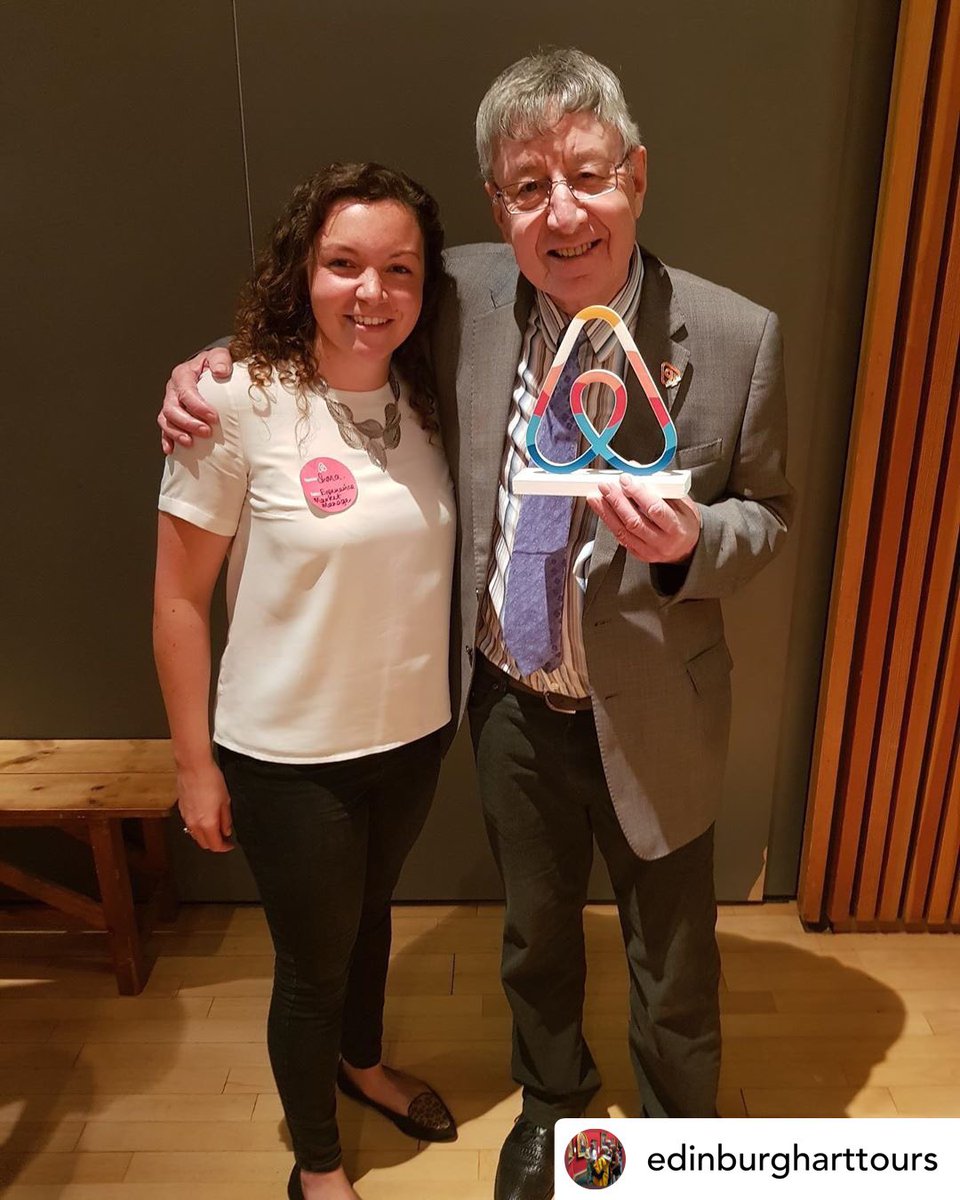 Pablodelmar's tweet photo. We are absolutely delighted to announce that we just won Best New @Airbnb #experience in Edinburgh.
Congratulations to our top hosting team of #ColinBailey @Pablodelmar @Worobec
🎉 🥂 🍾… https://t.co/d6Zz7kRBCR…
Come and join us on our #award winning #Art #Discovery #Tours https://t.co/rs42FnEXMY