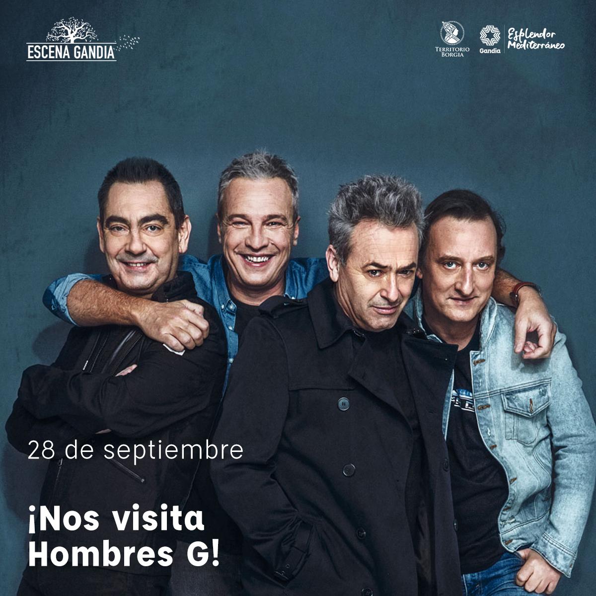 visitgandia's tweet photo. ¡Hoy 28 de septiembre nos visitan Mikel Erentxul y Hombres G a Gandia! compra tu entrada en: https://t.co/eHdf0BBiCZ 🎤
#EsplendorMediterráneo #GandiaBrilla #Conciertos #escenagandia #produceme https://t.co/NGeMSRoXWT