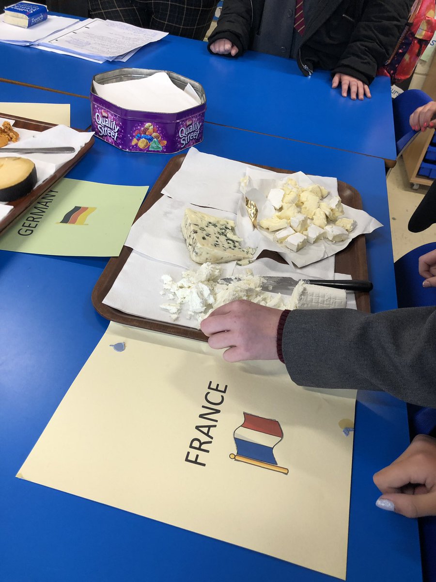 pcsmfl's tweet photo. Pupils enjoying some International cheeses on the #EuropeanDayofLanguages Diolch to Mrs Williams for arranging! https://t.co/dFU94AQ1T9
