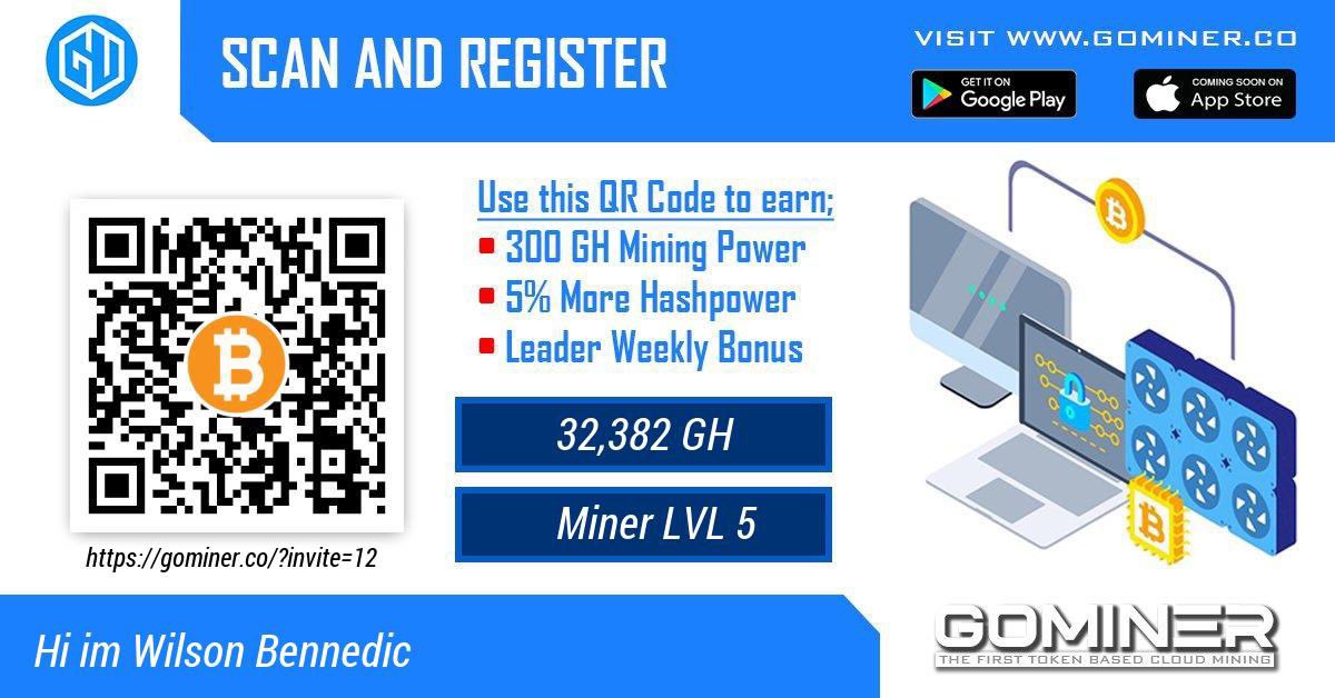 Looney_W17's tweet photo. Legit Cloudmining Company
Earn up to 150% profit!!
Proof Of payouts
Credibility and transparency

TO REGISTER:
CLICK THE LINK

https://t.co/d0UYFccK8S

FREE 300GH UPON REGISTER
EARN 5% MORE HASHPOWER
FREE REGISTER
SCAN my QR CODE to register!!

#gominer #binance #cryptocurrency https://t.co/f6i5DtLm7q