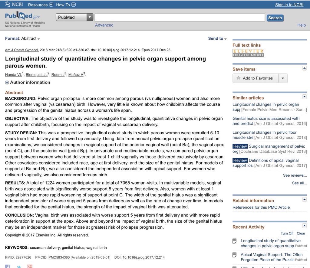 fibroidsupport's tweet image. Better training &amp;amp; awareness of the need to support the Vaginal Apex during Hysterectomy
Failiure to support can lead to Iatrogenic Prolapse ie Vagina, cystocele, rectocele
More frequent in Generalists/#Gynaecologists
Then #Mesh used #SoMe4Error #AUGSIUGA19 link.springer.com/article/10.100…