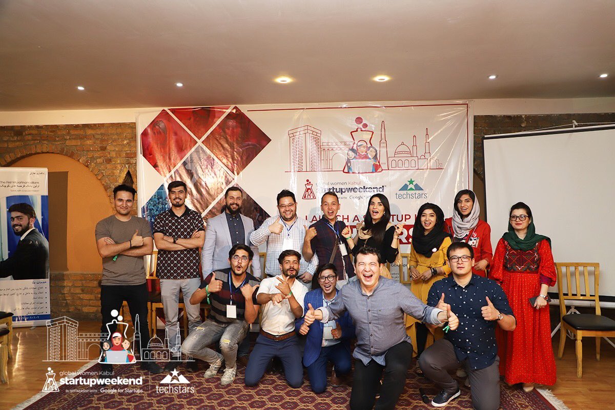 SajiaYarmal's tweet photo. Such a great team! Thank you guys for making this event happen. Now we are part of this global event like any other country which are organizing @startup Weekend global women this year.
#startupweekend #swglobalwomen #swkabul #gswwomen2019 #globalswwomen https://t.co/9W4JwF0TKR