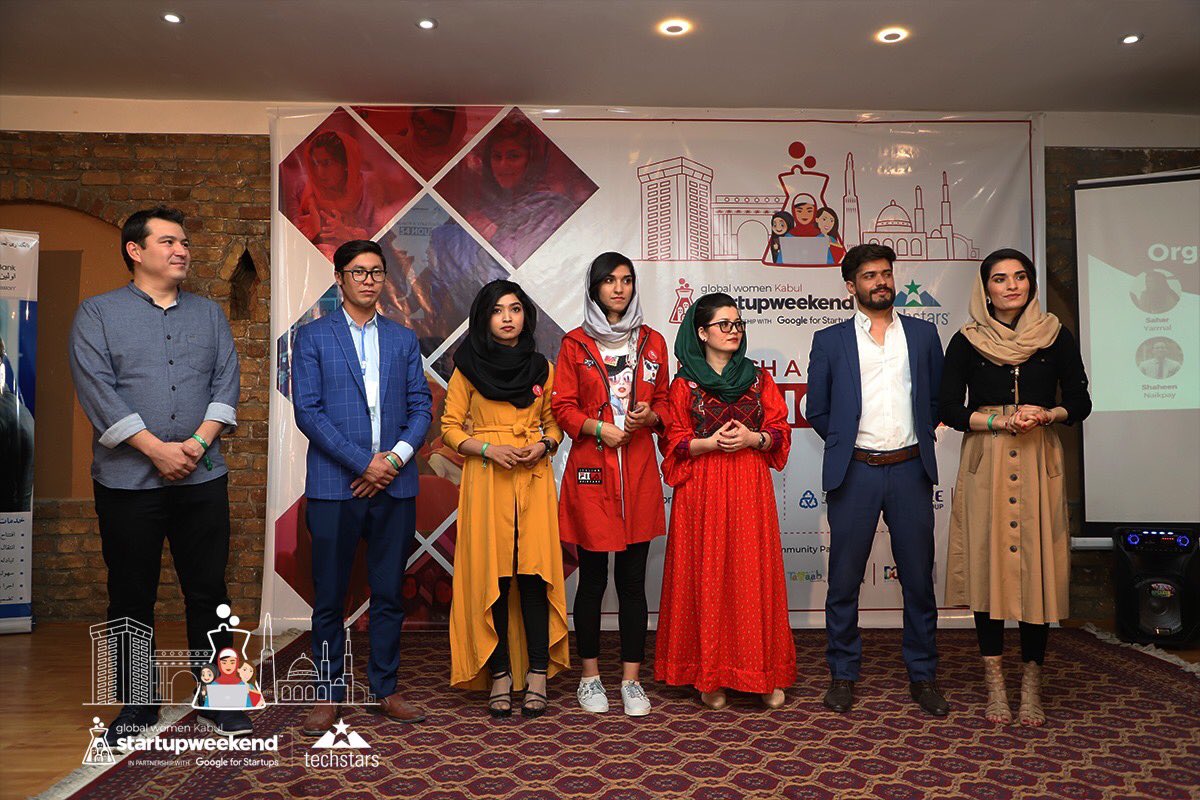 SajiaYarmal's tweet photo. Such a great team! Thank you guys for making this event happen. Now we are part of this global event like any other country which are organizing @startup Weekend global women this year.
#startupweekend #swglobalwomen #swkabul #gswwomen2019 #globalswwomen https://t.co/9W4JwF0TKR