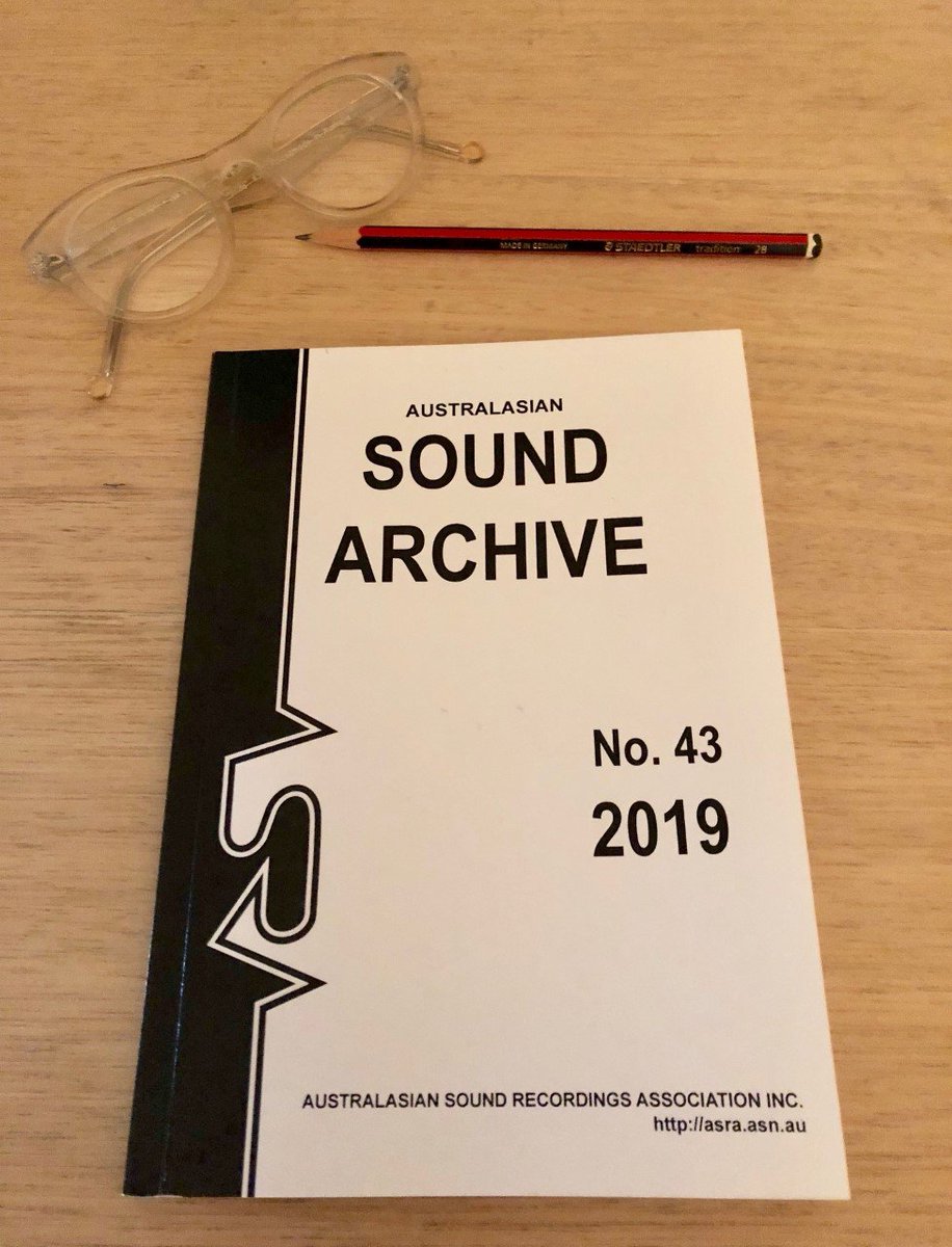 SoundAsra's tweet photo. Australasian Sound Archive is hot off the presents and will be mailed out to members shortly. Copies will also be available at the ASRA 2019 conference 'Sounds &amp; Silences' to be held in Canberra 12-13 November. #soundheritage #preservation #TC06 #stories https://t.co/mCB7LLF12E https://t.co/hPI0uAwa8v