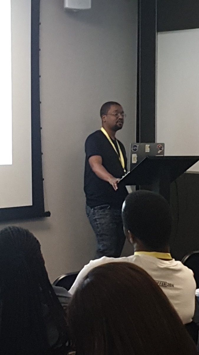 pamelaahill's tweet image. My friend Ahmed speaking at #KotlinEverywhereSA. So proud!!! @GDGJohannesburg @GDGCapeTown