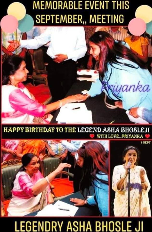 HAPPY BIRTHDAY ASHA BHOSLE JI 