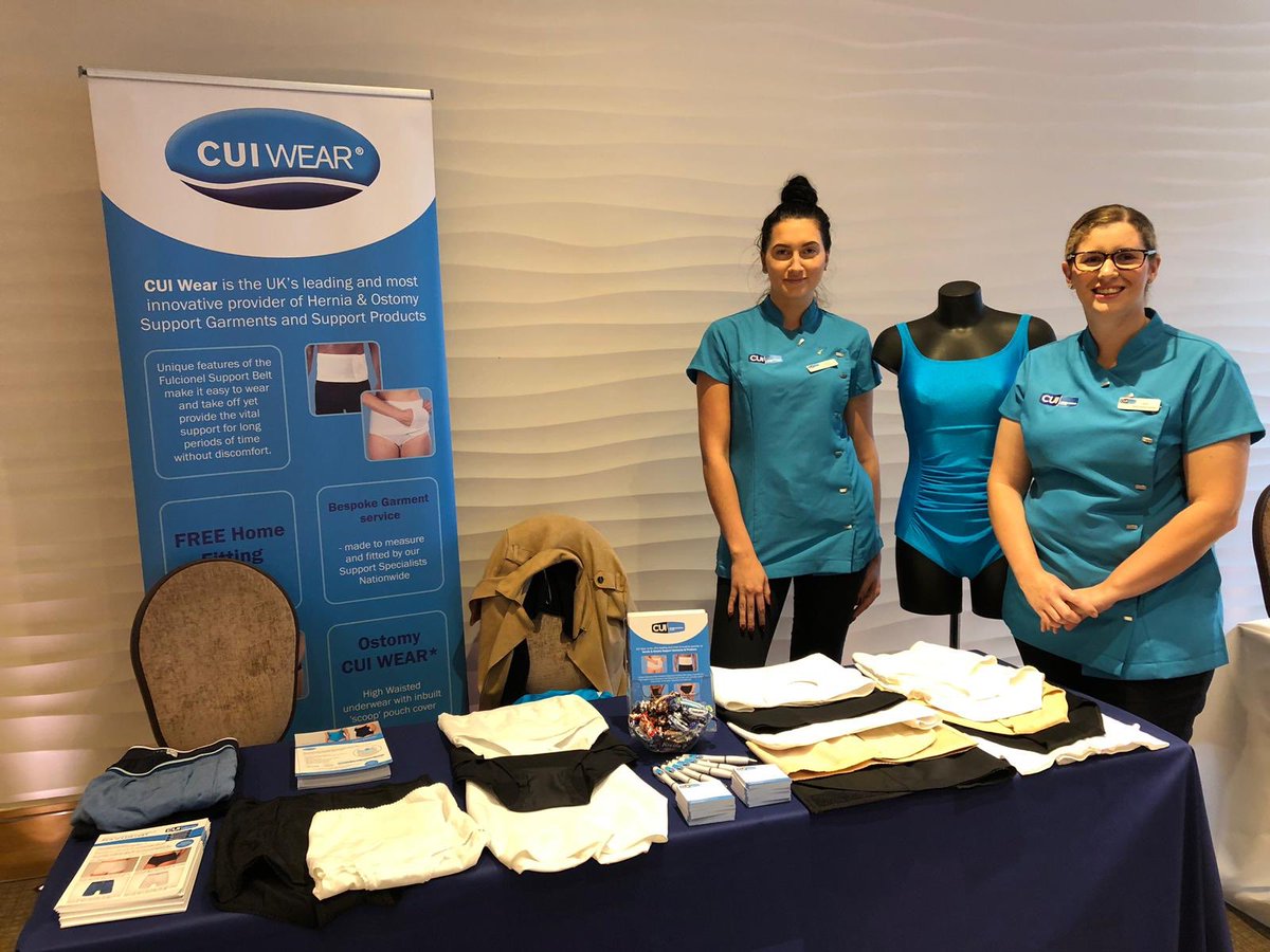 ConvatecStomaUK's tweet photo. Come and say hello to hernia & #ostomy support garment provider #CUIWear at the #ConvaTecStomaRoadshow today! 😊
#herniaprevention #herniasupport #stoma #colostomy #ileostomy #urostomy https://t.co/JacjqBbb8G