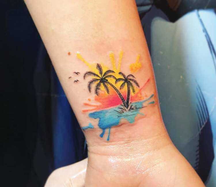 30 Stunning Palm Tree Tattoo Ideas for a Tropical Vibe  100 Tattoos