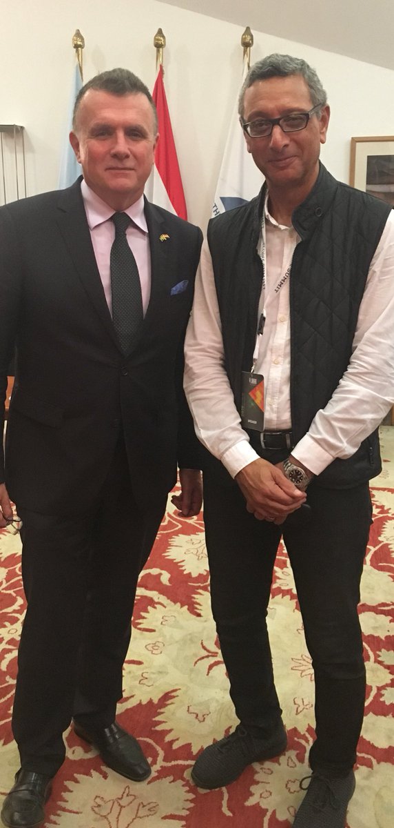 SweAmbEgypt's tweet photo. #TecheSummit is the place to be. Just ran into my friend #khaledismail - one of Egypt’s most famous angel investors and an important part of the #startup ecosystem. #EUGenderChampion @BusinessSweME https://t.co/3jNaoXzvOj