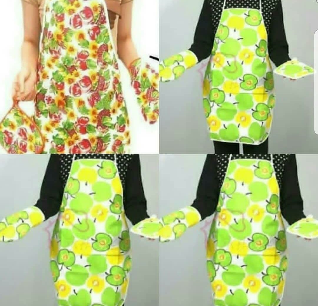 Souvenir Alert; I think your guests will love the 3pc Apron Set, what do you think?N1,000Pls help RT