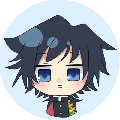つばきさんがTwitterに投稿した冨岡義勇(鬼滅の刃)のイラスト。