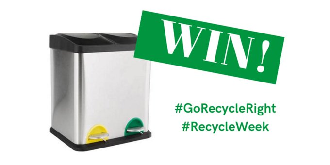 GoRecycleRight's tweet image. As part of #RecycleWeek #RecycleWeek2019 you can  #WIN this #recycling &apos;bin&apos;! 

#SaturdayMotivation #prizedraw #GiveawayAlert  

1️⃣RT this tweet

2️⃣Follow @GoRecycleRight 

Competition ends midnight 29/09 (ts&amp;amp;cs apply)