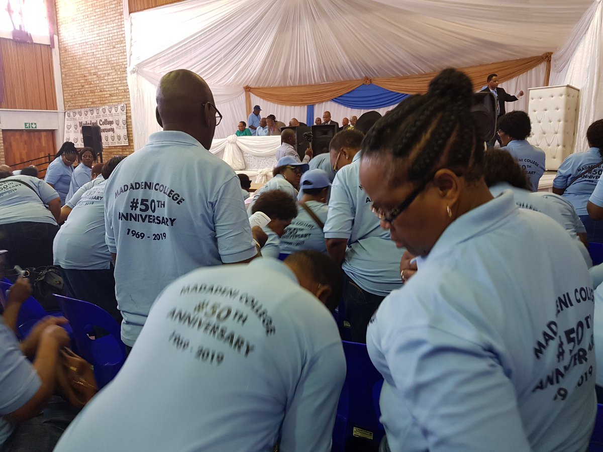 Maureen0555's tweet photo. #50thAnniversary, Madadeni training college students of 1969 to 2000 gather at the then college today 28th Sept 2019 in New castle, celebrating  memories shared, thanking the lectures for the stunning work in producing educators of such excellent quality. https://t.co/6tlweqMFFr