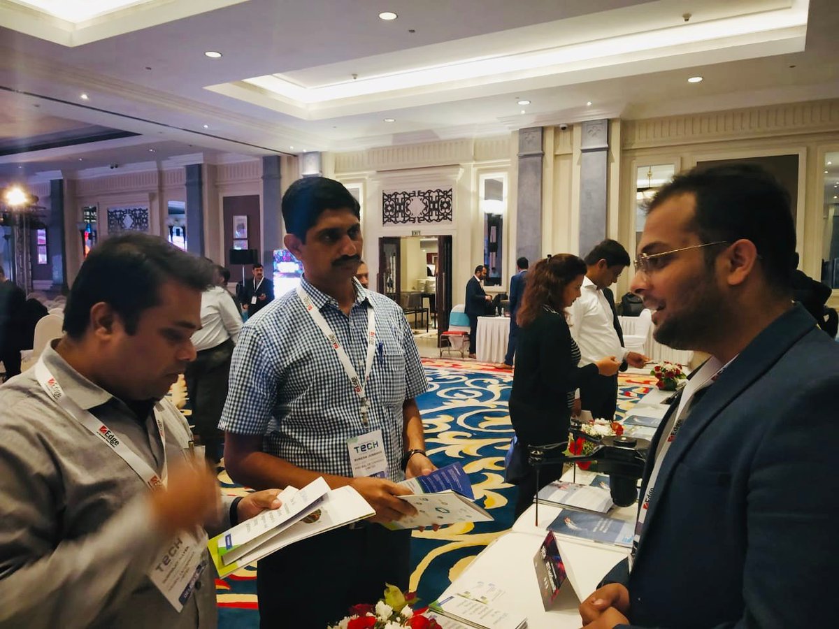 Skillate_lab's tweet photo. #Skillate @#ETTechSummit 2019 Mumbai. Encouraging to see the amazing response &amp; interest shown by industry leaders. Great to see companies leveraging technologies of #AI #ML #Blockchain etc. to enable #DigitalTransformation in #HumanResources 
#HRTech #recruiting #CTO #CIO #hr https://t.co/HkEIRHl9za