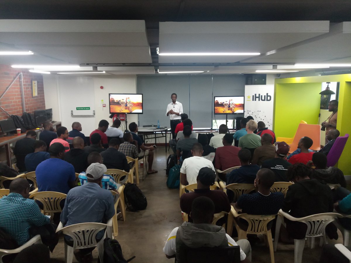 iHub's tweet photo. Calestor Magero,  Product Development Manager MPESA. Discusses MPESA Daraja API with #JavaKE meetup @Hungai https://t.co/ngeBqiOxRj