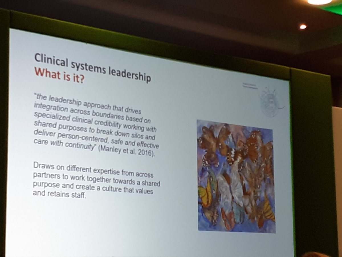 WendyPresto's tweet photo. Kim Manley discussing the value of clinical system leadership #ACP19 https://t.co/x8LBRP7920