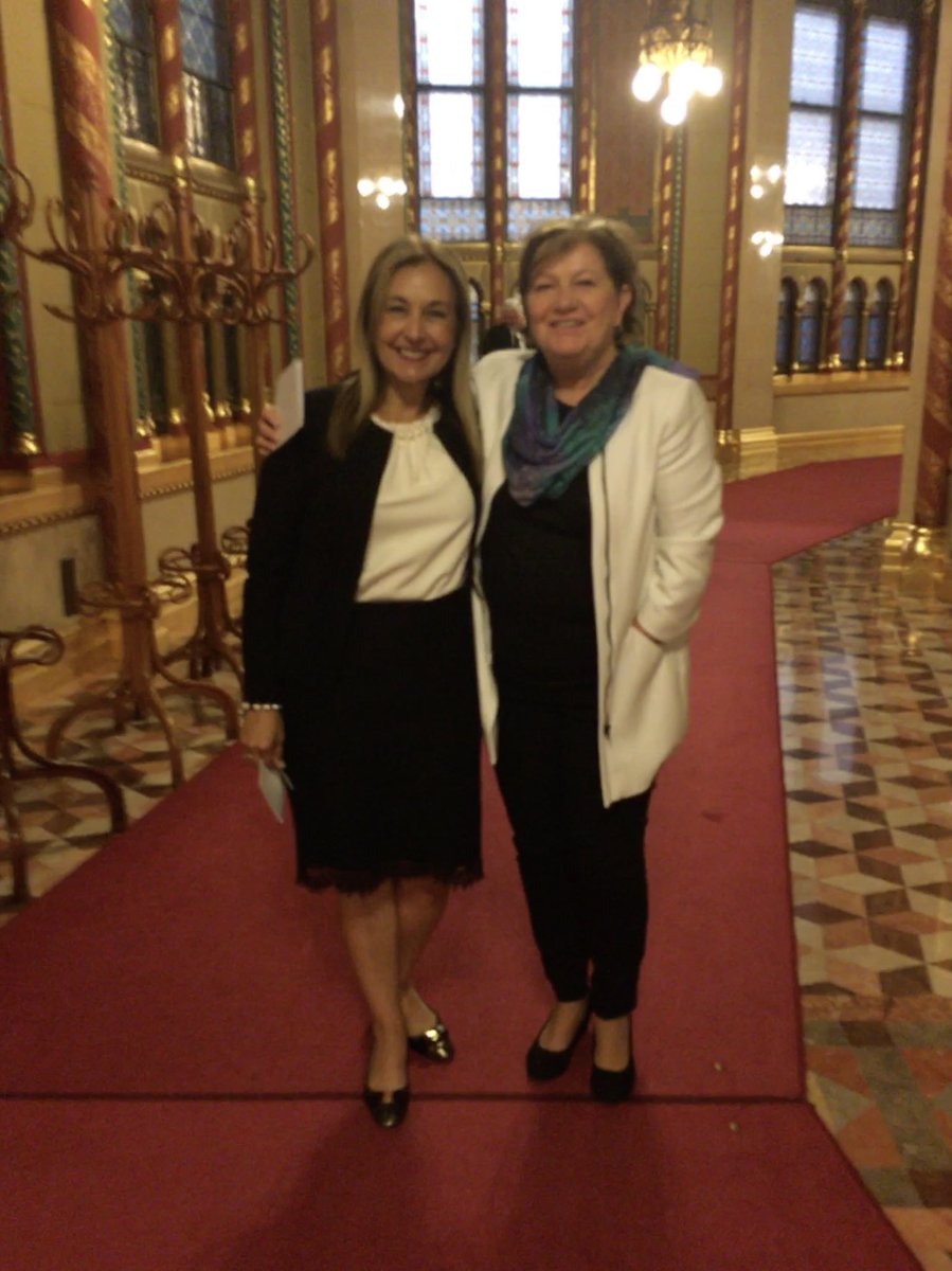 DrIrmaBecerra's tweet photo. Discussing potential collaborations with the Past President of the Hungarian Parliament and Prime Minister’s Commissioner Dr. Katalin Szili #MUmomentum ⁦@stefan88140672⁩ @stephan74441139 https://t.co/GiB1uwtMr3