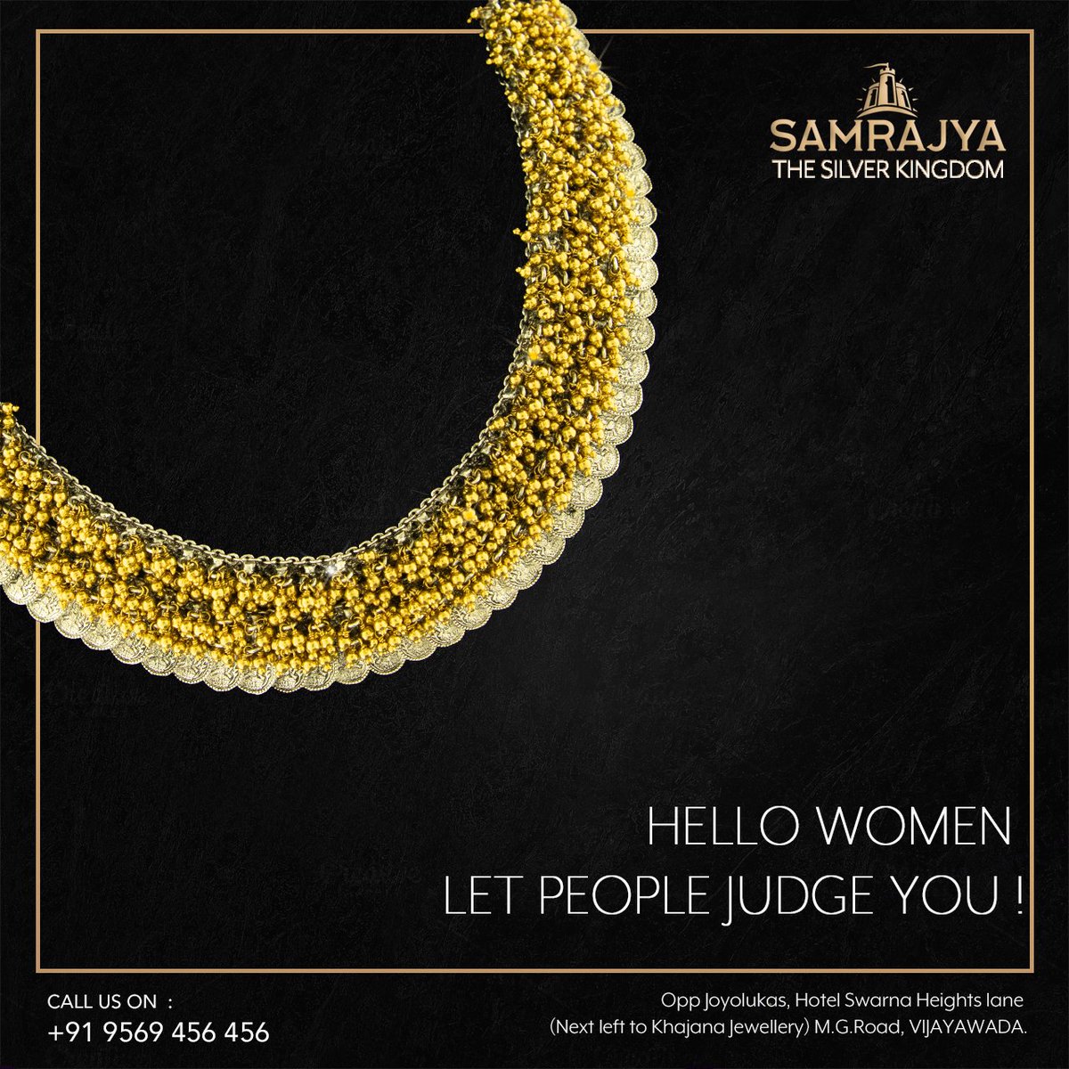 Shop Now! Beautiful, stylish, and fashion Jewellery at  
Samrajya Silver Kingdom
For more updates call: 95694 56456
#silver #silverkingdom #silvercoins #silveritems #silveristhenewcolor #stylishjewellery
#jewellery #fashion #junksilver 
#silversmith #silverstone #silverdesigns