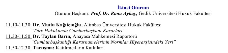 İstanbul Kültür Üniversitesi Hukuk Fakültesi ve Kamu Hukukçuları Platformu tarafından gerçekleştirilecek olan
“Cumhurbaşkanının İşlemleri,
Hukuki Niteliği, Normlar Hiyerarşisindeki Yeri ve Denetimi” başlıklı sempozyum
18-19 Ekim 2019 Kültür Üne, Ataköy Yerleşkesi’nde.
