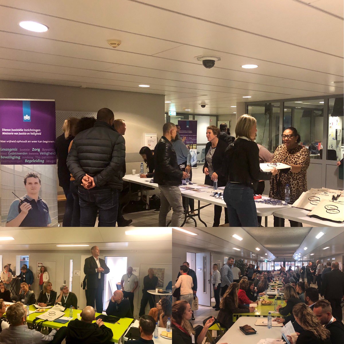 PI_Alphen's tweet photo. Ruim 100 geïnteresseerden durfden het aan en zijn op onze #wervingsdag Ze vragen onze collega’s het hemd van het lijf over de #vacatures van @PI_Alphen Leuk om jullie te ontmoeten en hopelijk zien wij jullie terug op onze #selectiedag op 18 oktober! https://t.co/MWEkcYOAsD
