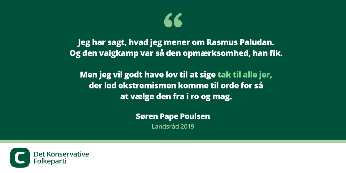 KonservativeDK's tweet photo. . @SorenPape fra talerstolen ved #klr19 https://t.co/TQ6QcEVg9H
