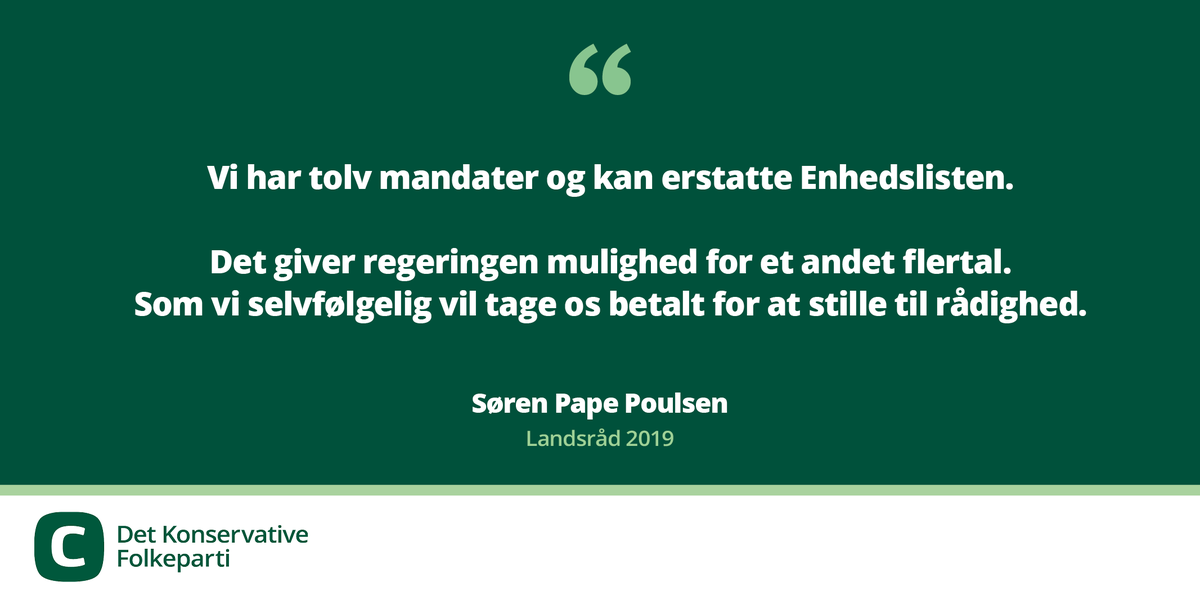 KonservativeDK's tweet photo. . @SorenPape fra talerstolen ved #klr19 #dkpol https://t.co/HlxdNEGsF2