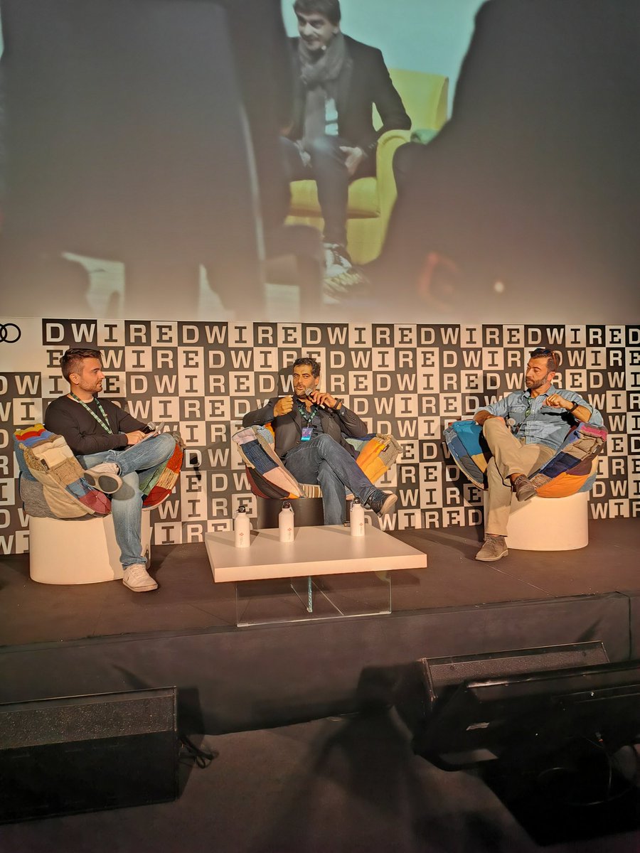 wireditalia's tweet photo. Karim Bartoletti e Davide Boscacci sul palco del #WNF19 per parlare di brand e pubblicità in attesa di @IFItaliansFest dal 7 al 9 novembre a Milano https://t.co/4LE064zpID