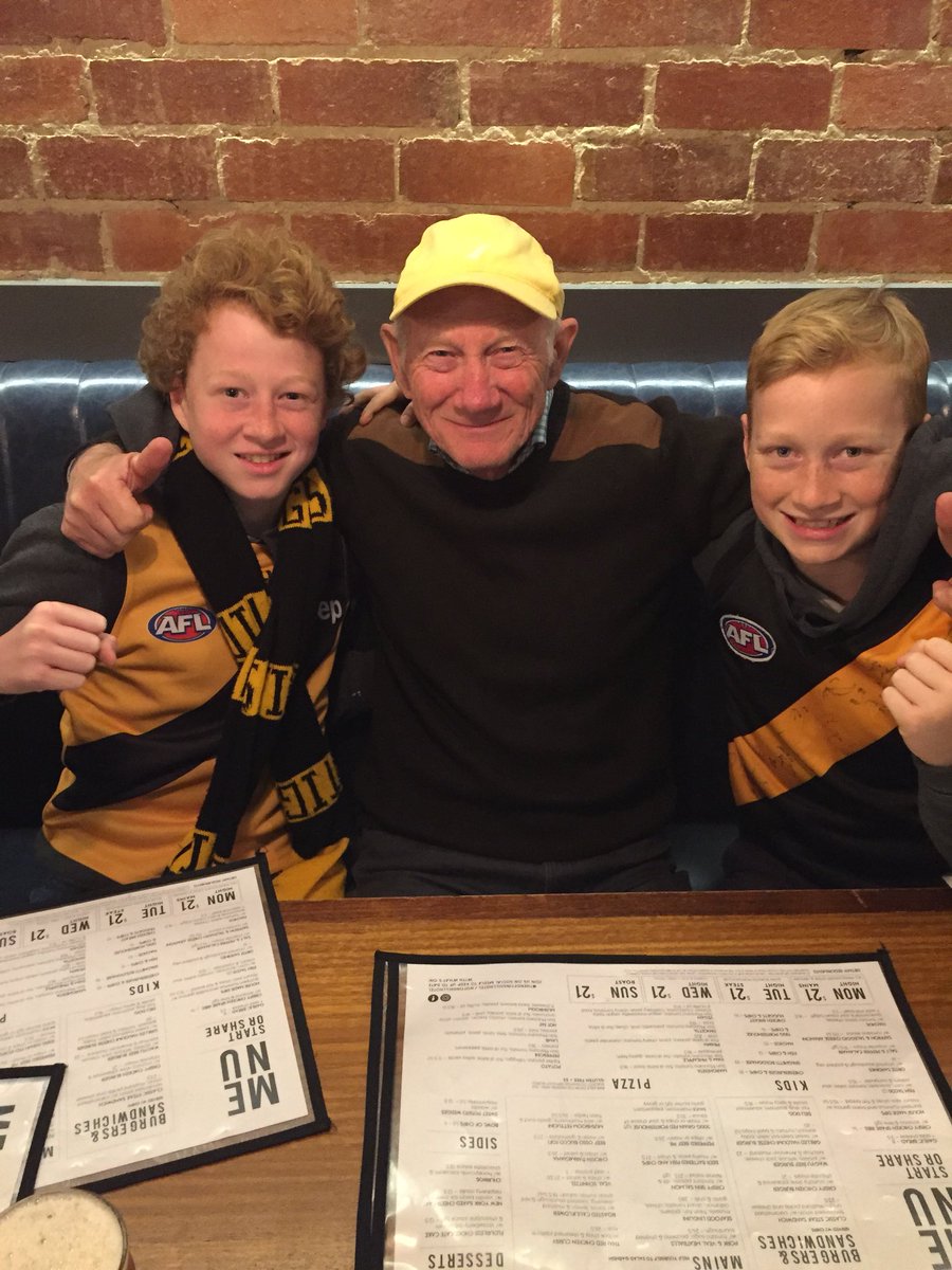 KevinBartlett29's tweet image. What a night celebrating a tiger premiership with grandsons , what could be better. Kb