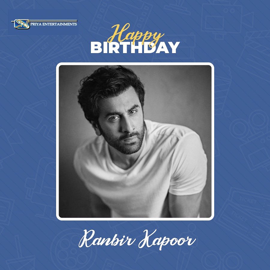 Wishing the heartthrob of Indian Cinema,Ranbir Kapoor a very Happy Birthday. 