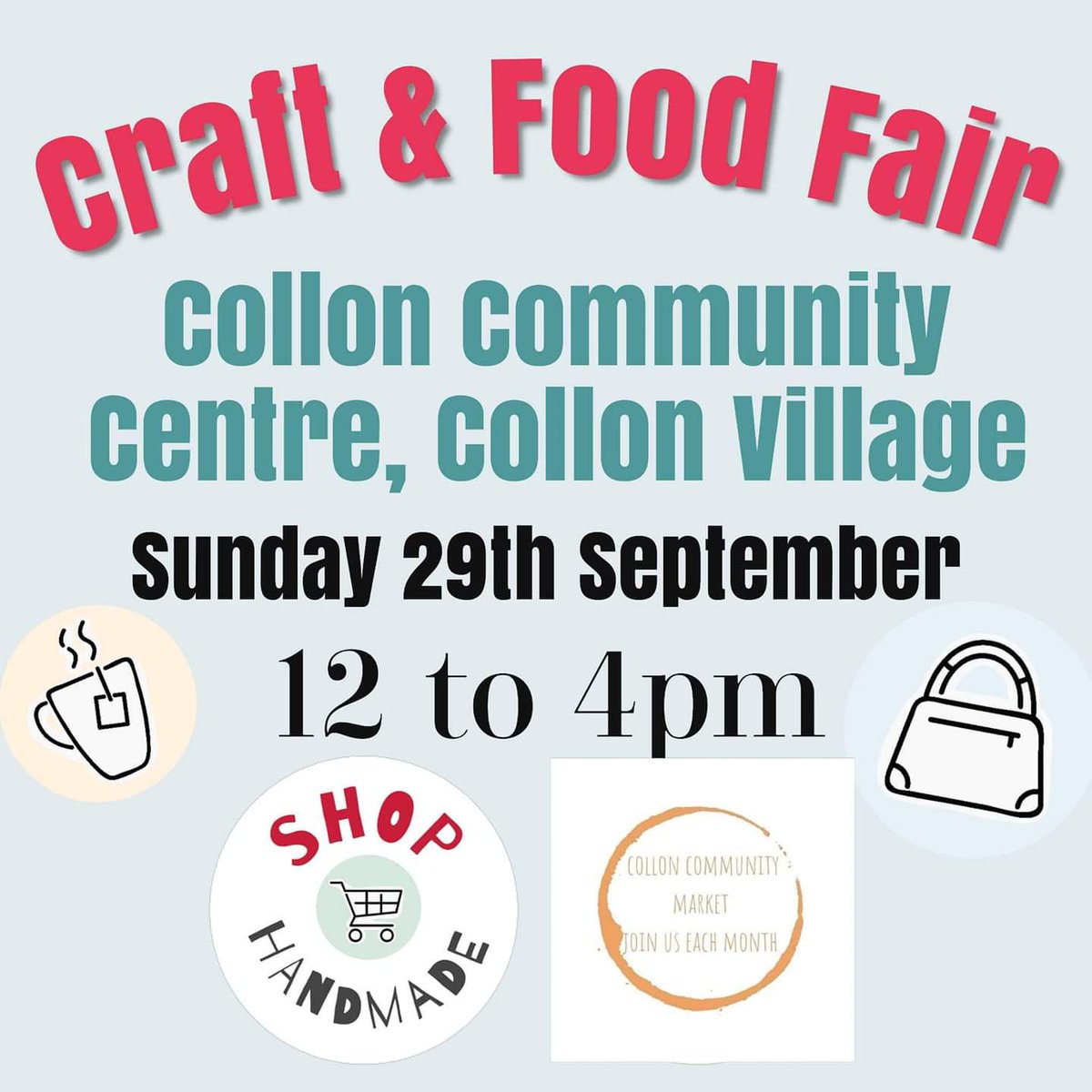 Collon Community Market is this Sunday the 29th of September 12 till 4 . We would love to see you pop by and support our stall holders . ( collon parish hall ) support support support 

#louthchat #collonmarket
#localmarkets
#supportsmallbusinesses 
#crafts
#collon
#
