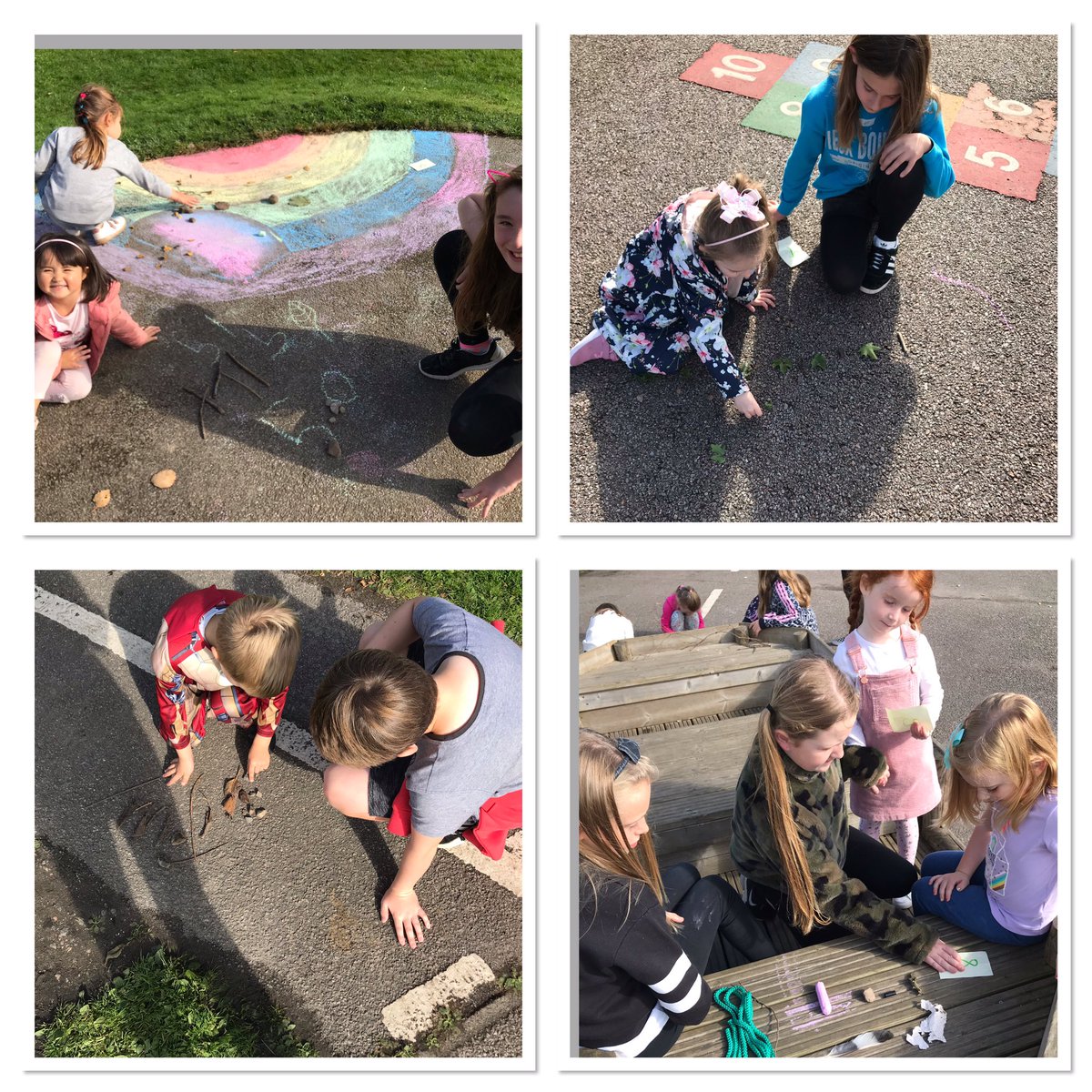AInshes's tweet photo. Outdoor learning with our P7 buddies on Friday! @inshes_ps @lolo_belafonte #numeracy #maths #outdoorlearning #exploring #earlyyears https://t.co/8qPXrOAQIg