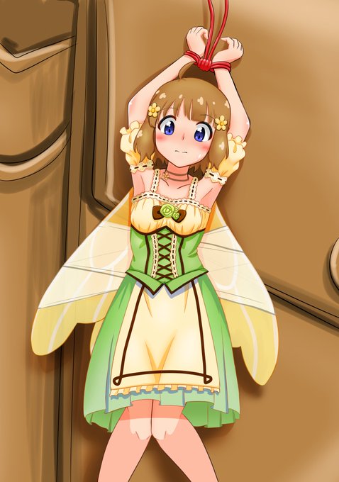 ストラップにされた妖精桃子パイセン
#ミリエロ 