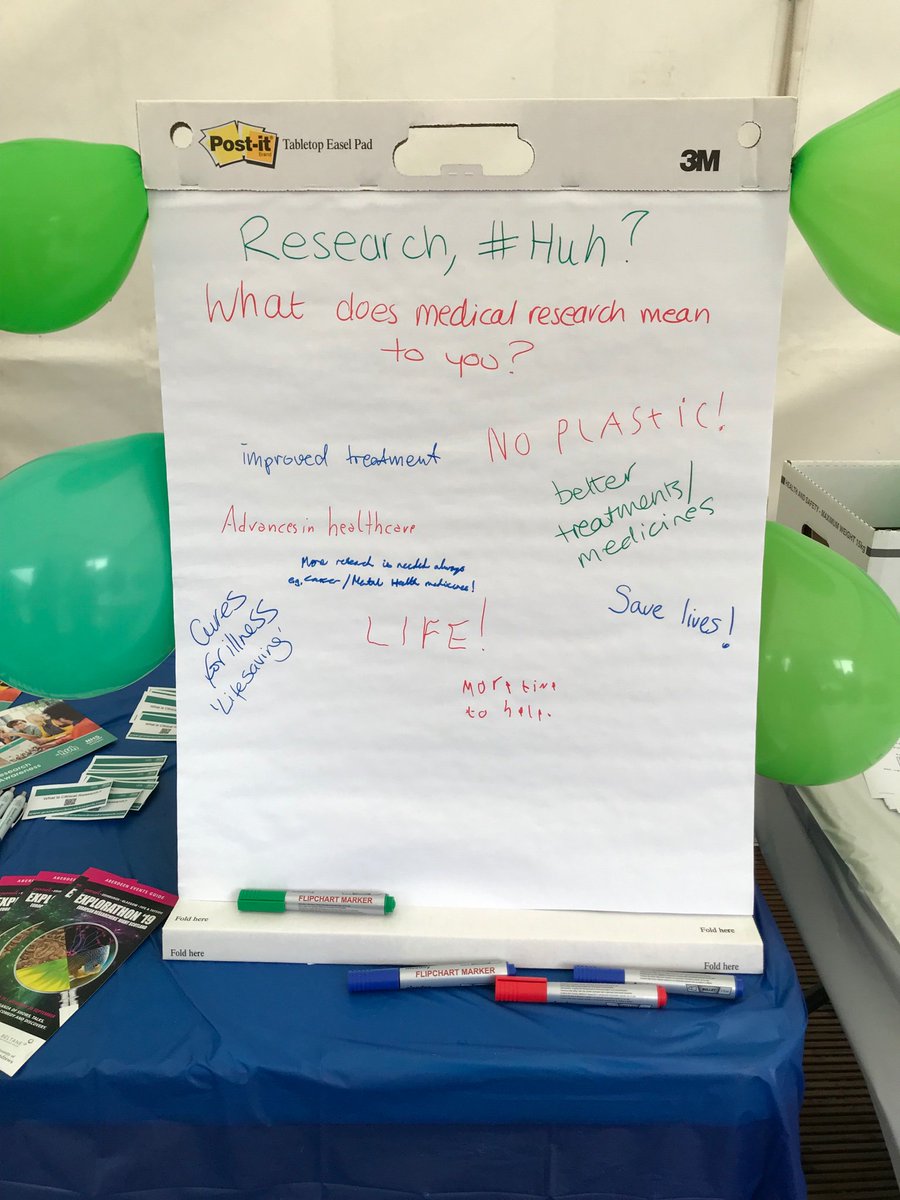 ResearchAwaren1's tweet photo. Our team are at #Explorathon19 in Aberdeen City Centre until 1pm today. Come tell speak to us about #whywedoresearch and get a free pen! @NHSGrampian @Emjberr @ZabkeC https://t.co/PEIKAhBSHc