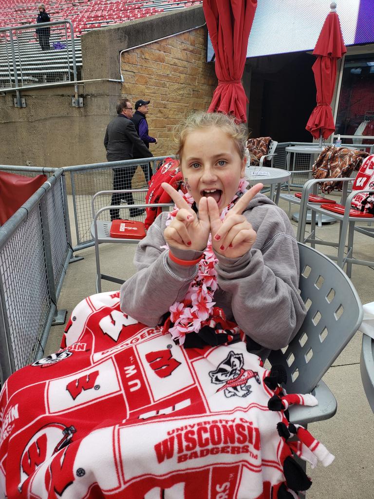 My first <a href="/BadgerFootball/">Wisconsin Football</a> game, go Badgers!! #OnWisconsin #gobadgers