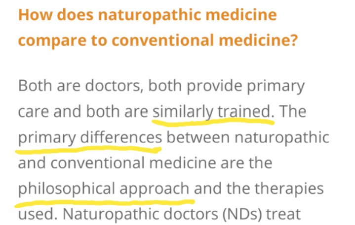 21) From  @naturopathicdrs, the national ND advocacy group in Canada.