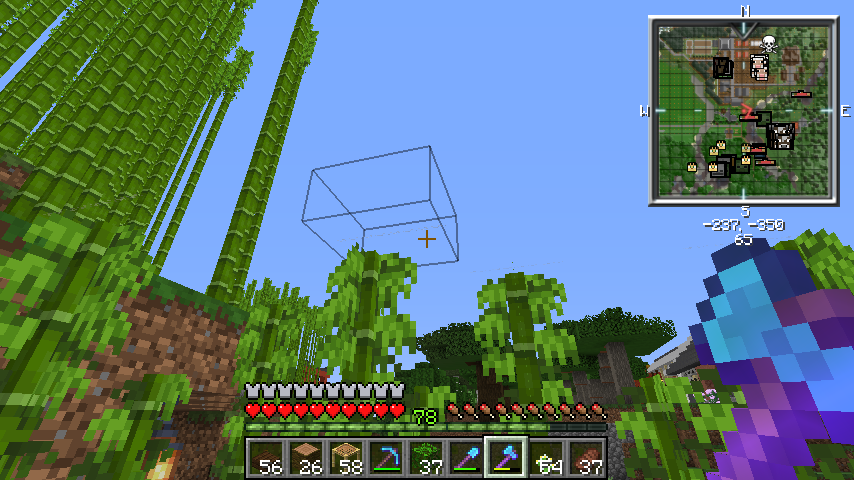 Sugimoto Yoshiaki 庭に竹を植えたいですよね 竹はクモの糸を上に置くと生育が止まり 高さを調整できます タケノコの状態も維持可能 Minecraft