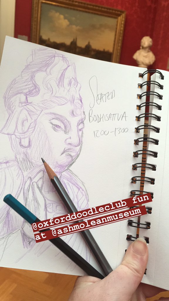sonispeight's tweet image. Thanks to @MatRoff and @laurahopeillo for a fun @OxDoodleClub 

Hope to be at the next one!

#ashmolean #sketchbook #outofthestudio #illustrators