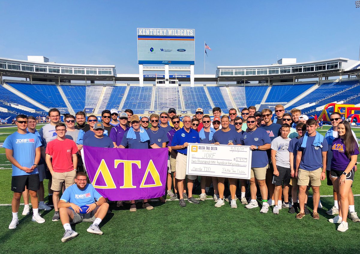 We’ve had a great morning at Kroger Field for the annual JDRF One Walk! Together, we are fighting for a world without Type 1 Diabetes. We donated $2,937 to the Juvenile Diabetes Research Foundation. #LivesOfExcellence #JDRF #OneWalk