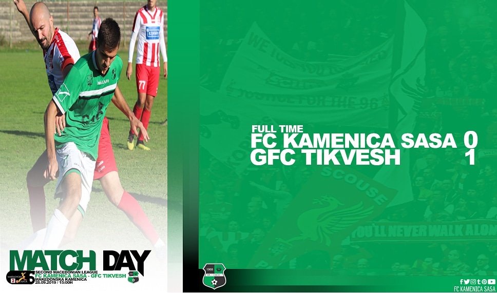 fk_sasa's tweet photo. π¨ Full-time #SasaTikves
β Loss! #FcSasa
βοΈ FC Sasa - FC Tikves 0:1
π #MyHeartIsGreenBlack πβ½π€ https://t.co/fHL7b4x3fv
