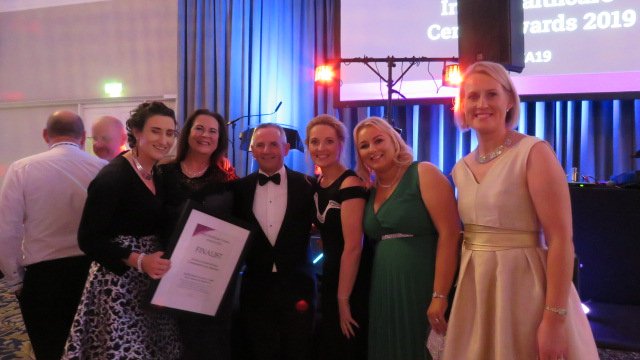 LanieBruce's tweet photo. SECH and WEXFORD team @ #IHCA19. Also picture with DIRECTOR GENERAL, HSE Paul Reid. Great night was had by all. https://t.co/15jZeOuXKx