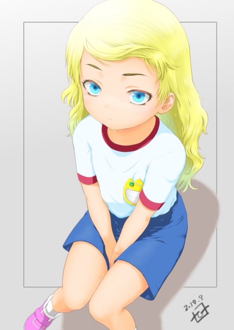 先日のラクガキ、サラっと塗ってみた。 