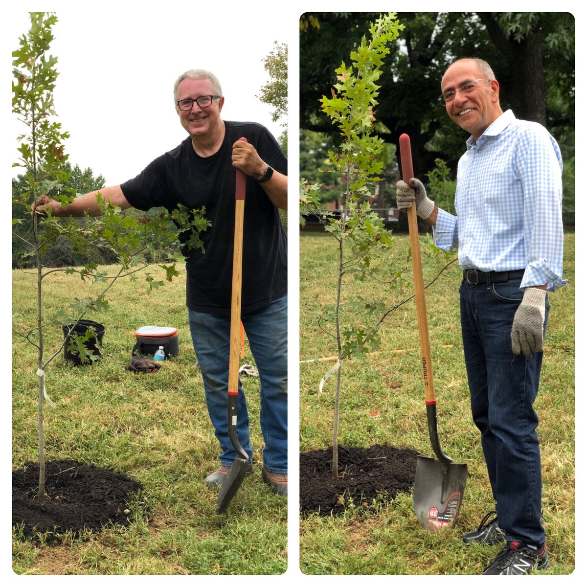 ObjectComputing's tweet image. 🌳Tree planting is underway 🌳 our team is on the scene with ⁦@onetreeplanted⁩ helping to restore the tree canopy in our community! #shareitback