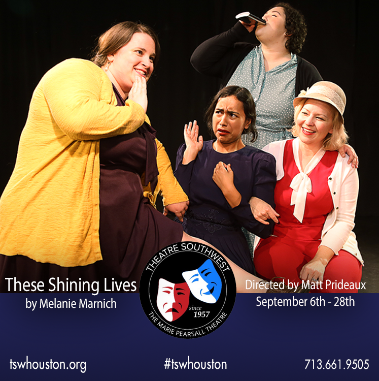 TSWHouston's tweet photo. Tonight is closing night! This is your last chance to see this brilliant production of These Shining Lives, directed by Matt Prideaux. Reservations recommended: https://t.co/rWDptcqROj
#tswhouston #houstontheatre #onstage #closingnight #actors  #houston https://t.co/L4Tb9RvZai