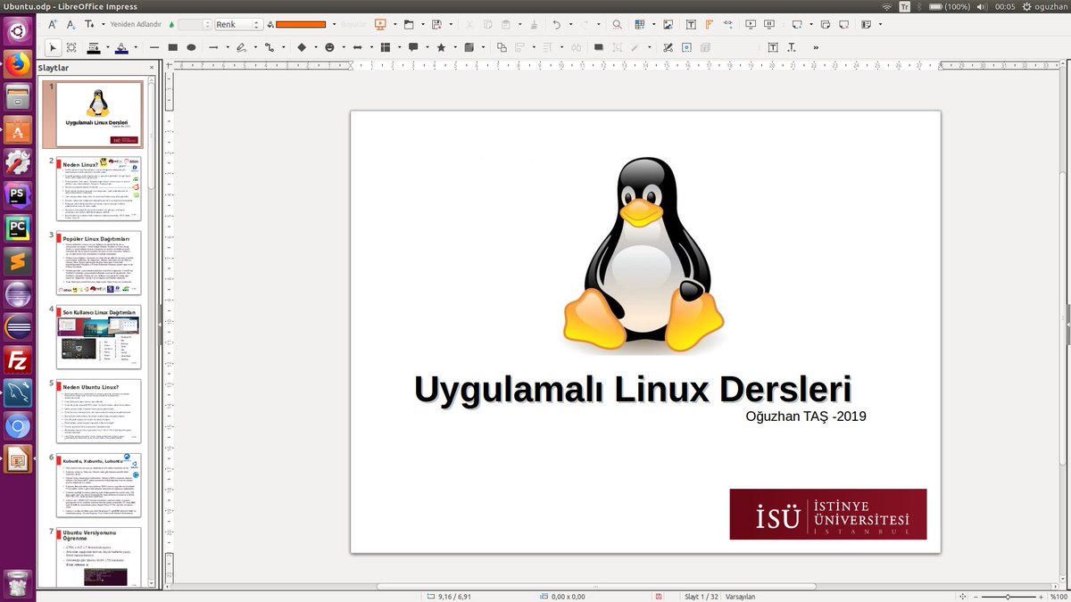 oguzhantas's tweet image. İstinye Üniversitesinde bu dönem vereceğim Linux Programlama dersleri için sunumlar tamamlanmak üzere. Yaklaşık 200'ün üzerinde sunum hazırlandı. #ubuntu #linux #linuxtutorial #istinyeunivedu