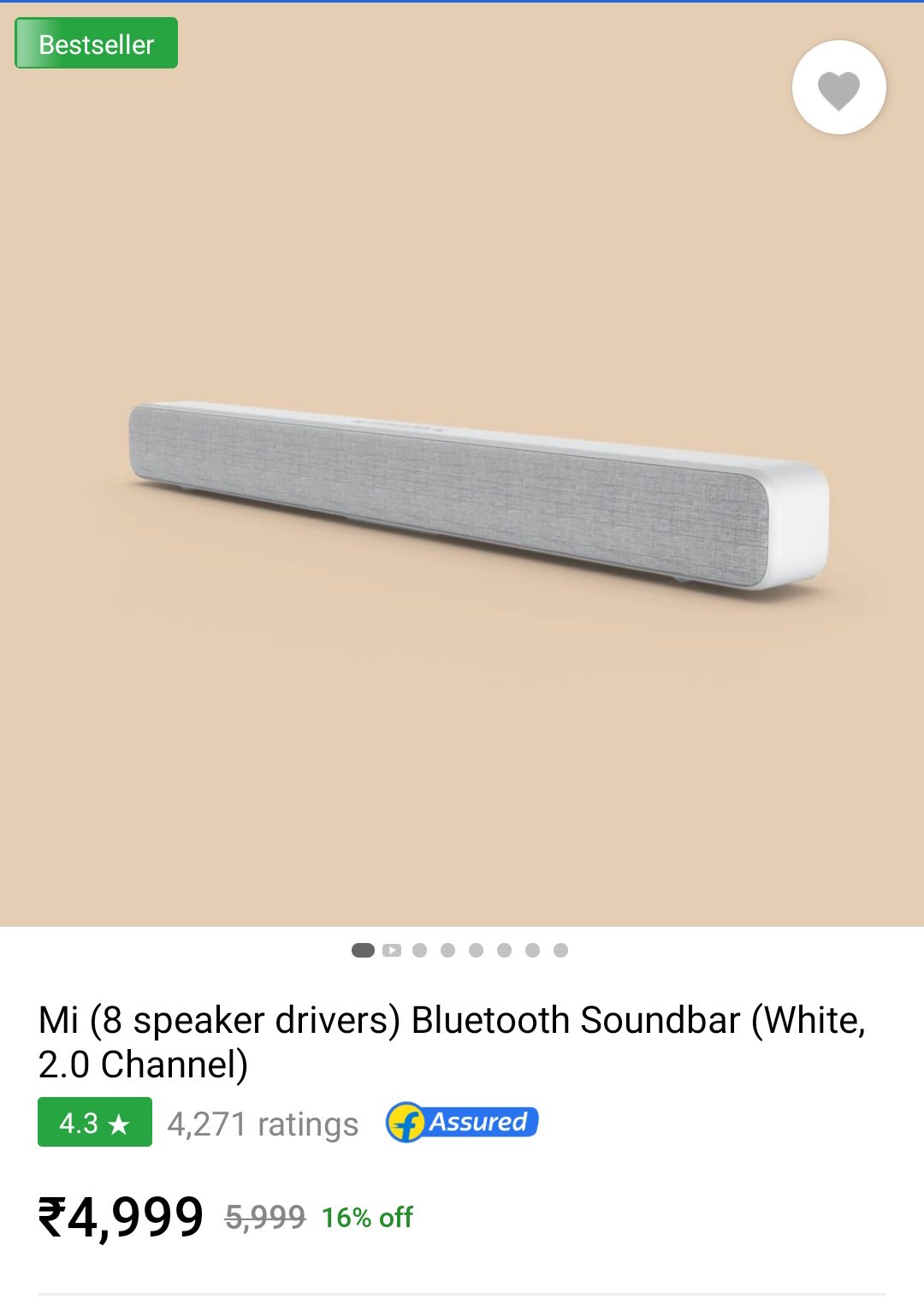 mi soundbar flipkart