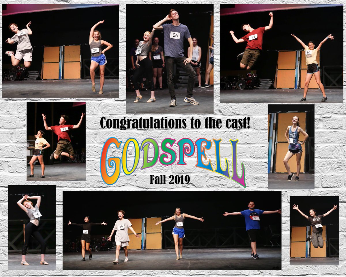 Great job to the cast! We are now approaching our fourth week of rehearsals. Thanks for all the hard work!