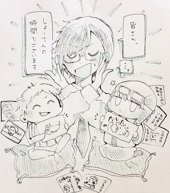 🐱今日の生放送🐱
しょーてんきられたknさんsypくん 