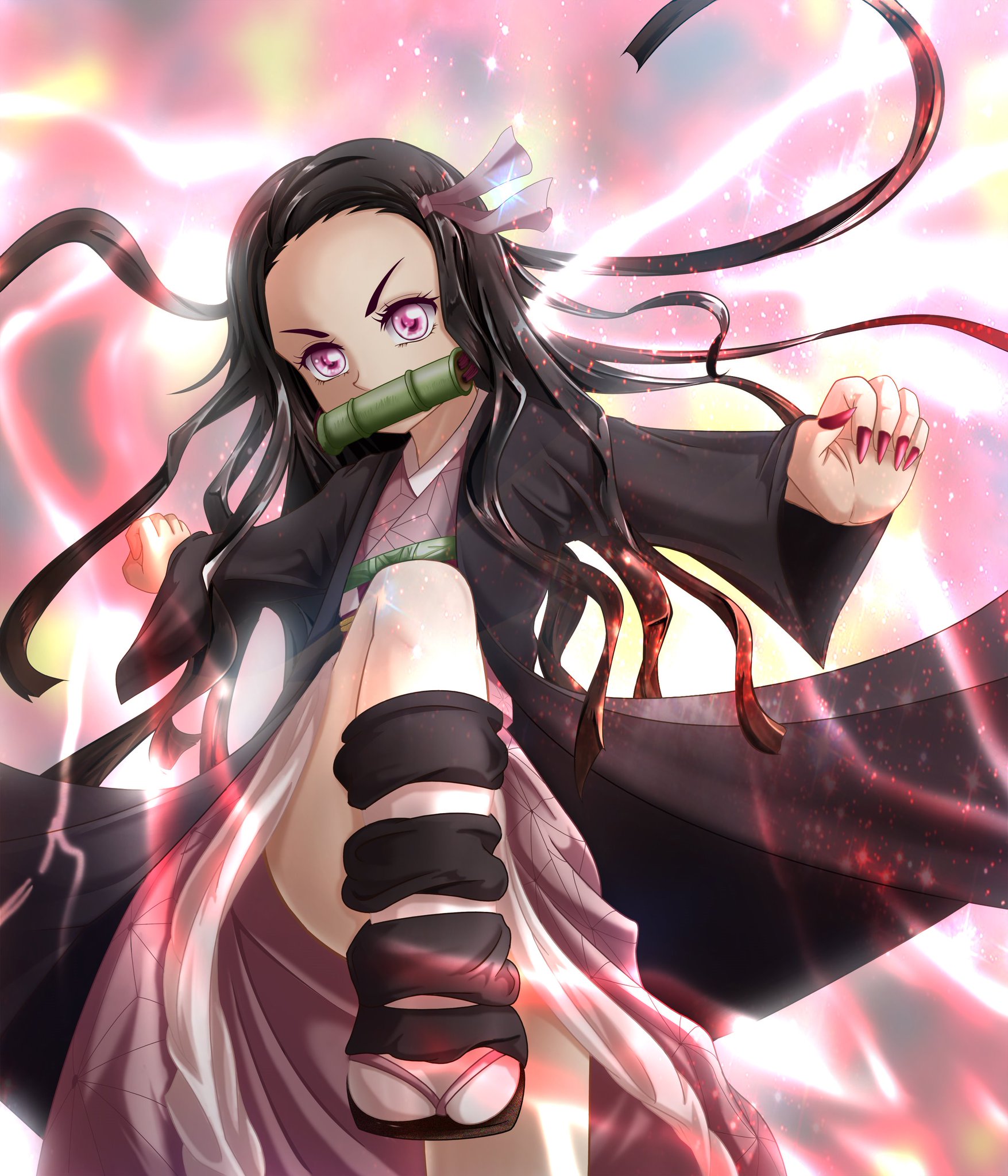 手描きイラスト】竈門禰豆子 鬼滅の刃